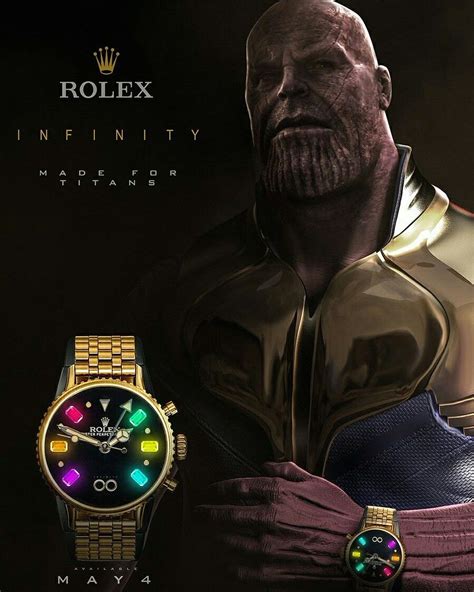 thanos watch rolex